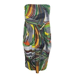 Julia Multicolor Strapless Mini Dress Size Large NWT